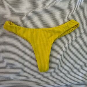 Yellow bikini bottoms